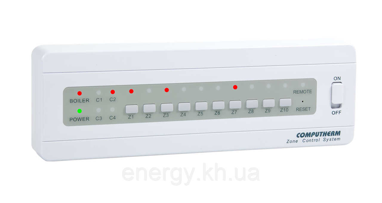 Контролер для управління 10-х зон за допомогою дротових термостатів COMPUTHERM Q10Z