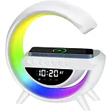 Смарт-лампа G-Smart RGB BT-3401 Велика лампа пропонує зручне бездротове заряджання та функцію будильника, фото 7