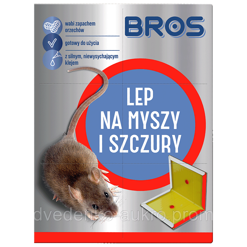 Пастка клейова для мишей і щурів BROS (Польща)