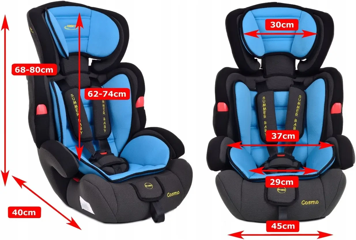 Автокресла для машины детские Summer Baby Cosmo 9-36 кг Blue кресло детское для авто - фото 7 - id-p2029237993