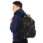 Рюкзак міський офісний Zelart Travel Republic 15033 об'єм 35 літрів Black, фото 5