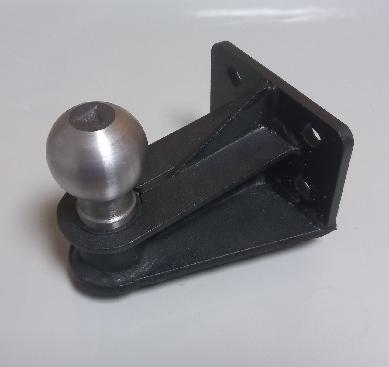 Крюк фаркопа торцевого типа на 4 отвори, під болт М12, (горизонтальне ...