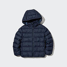 Дитяча стьобана куртка UNIQLO 1159793599 (Синій, 125-135)