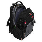 Рюкзак міський офісний Zelart Grissom 2202 обсяг 24 літри Black-Grey, фото 3