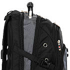 Рюкзак міський офісний Zelart Grissom 2202 обсяг 24 літри Black-Grey, фото 8