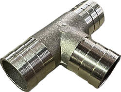 Трійник з'єднувальний патрубків опалювача 20/20/20 Бронза