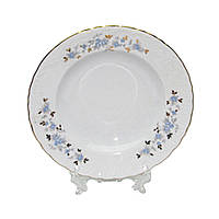 Тарелка суповая Cmielow Blue Flower 9706-22-5-409-T 22,5 см красивая тарелка для кухни