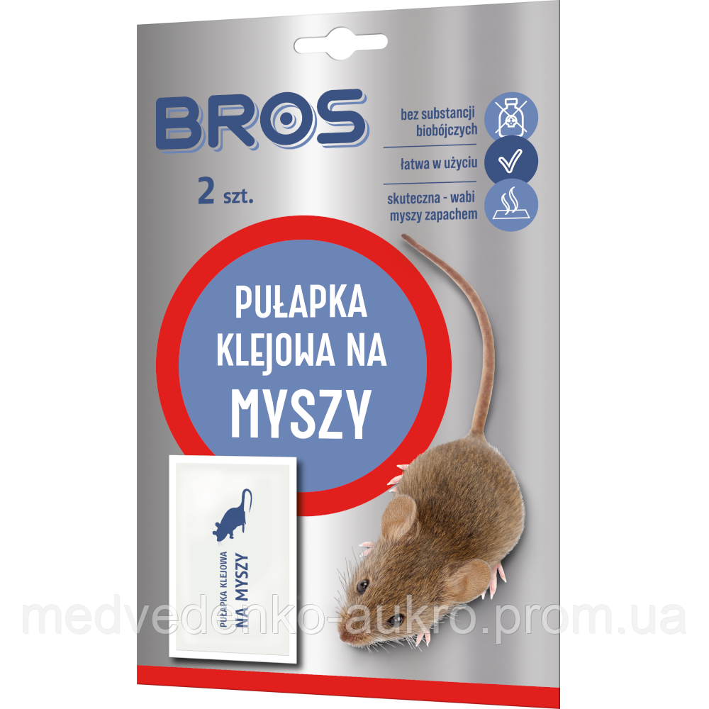 Пастка клейова для мишей BROS (Польща)