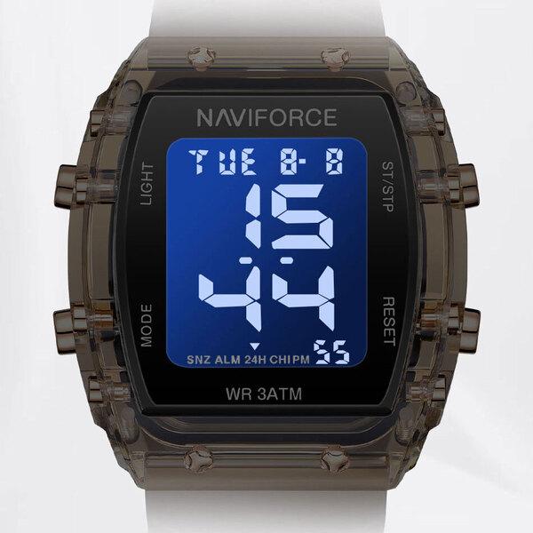 Жіночий годинник Naviforce Lady Sport, квадратний, електронний, японський механізм, кварц, водостійкий, D C