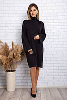 Стильное женское платье Serianno миди черное