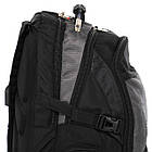 Рюкзак міський офісний Zelart Grissom 8810 обсяг 24 літри Black-Grey, фото 5