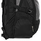 Рюкзак міський офісний Zelart Grissom 8810 обсяг 24 літри Black-Grey, фото 6