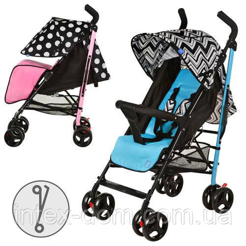 Дитяча коляска-тростина BAMBI Geometry-2 M 2376-1B (Блакитна)