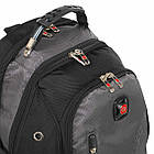 Рюкзак міський офісний Zelart Grissom 6605 обсяг 24 літри Black-Grey, фото 7