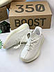 Кросівки Adidas Yeezy Boost 350 Cream білі, фото 4