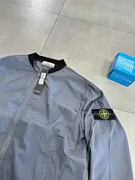 ЧЕРНАЯ ПЯТНИЦА! Stone Island бомбер ветровка графитовый цвет