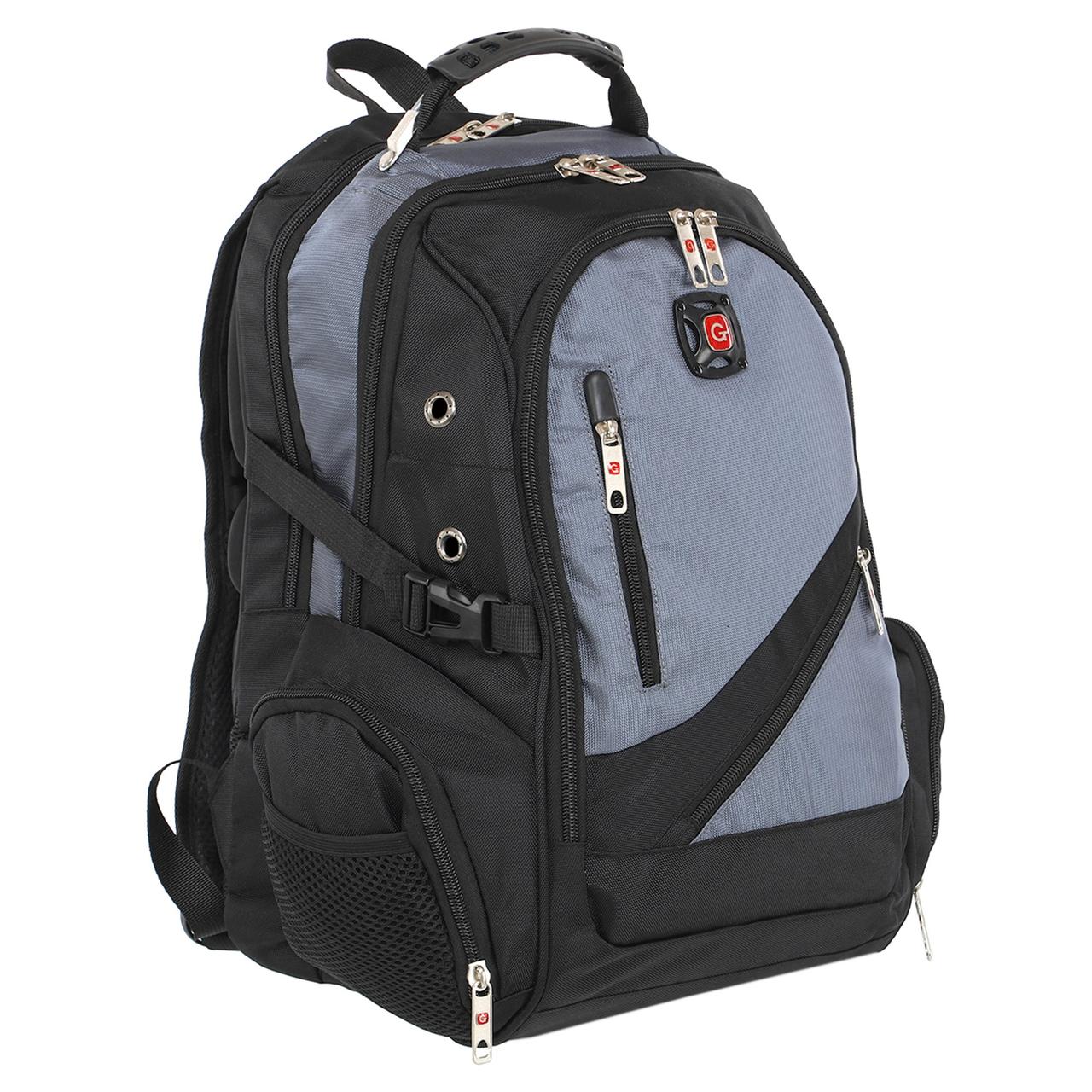 Рюкзак міський офісний Zelart Grissom 8815 обсяг 24 літри Black-Grey, фото 1