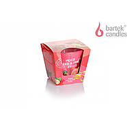Свічки ароматизовані в склянці Bartek Tropical Twist 115 g, фото 4