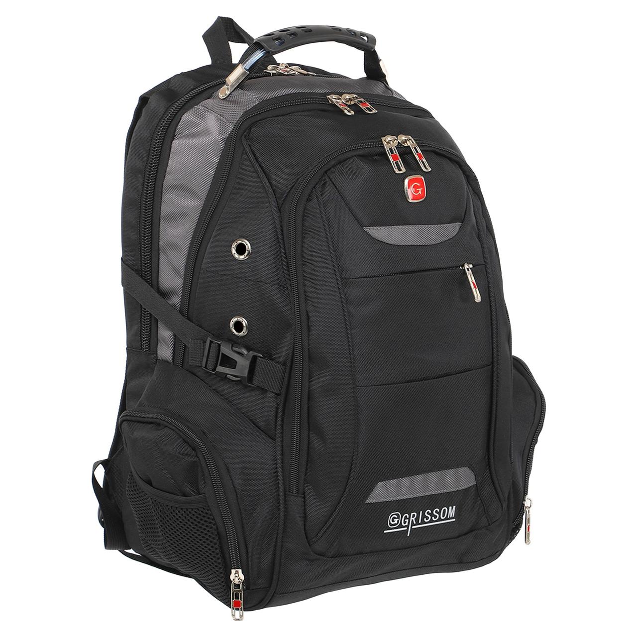 Рюкзак міський офісний Zelart Grissom 1906 обсяг 24 літри Black-Grey, фото 1