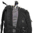 Рюкзак міський офісний Zelart Grissom 1906 обсяг 24 літри Black-Grey, фото 7