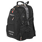 Рюкзак міський офісний Zelart Grissom 1906 обсяг 24 літри Black-Grey, фото 2