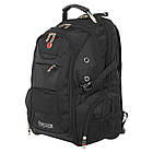 Рюкзак міський офісний Zelart Grissom 1906 обсяг 24 літри Black, фото 3