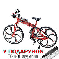 Модель гоночного велосипеда фингербайк Crazy Magic Finger складной 1:10 Складной Красный