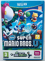 New Super Mario Bros. U + New Super Luigi U, Б/У, русские субтитры - диск Nintendo Wii U