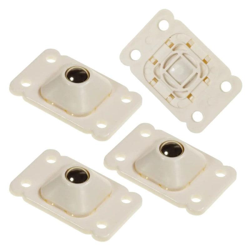 Ролики для меблів на клейкій основі універсальні (4 ролики), фото 1