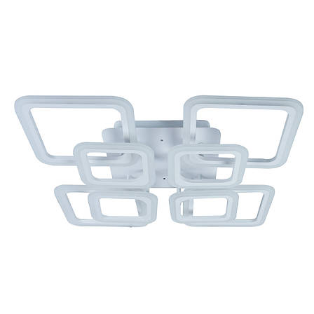 Стельова LED люстра, світлодіодний світильник Sunlight білий 6325/4+4S, фото 2