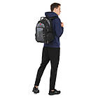 Рюкзак міський офісний Zelart Grissom 1905 обсяг 24 літри Black-Grey, фото 6