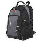 Рюкзак міський офісний Zelart Grissom 1905 обсяг 24 літри Black-Grey, фото 3