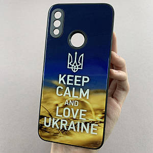 Чохол для Xiaomi Redmi Note 7 чохол Love Ukraine із захистом камери на телефон сяомі редмі нот 7 чорний q7k