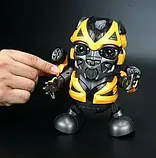 Інтерактивна іграшка DANCING ROBOT ЖОВТИЙ, Дитяча іграшка робот, Танцюючий робот, фото 2