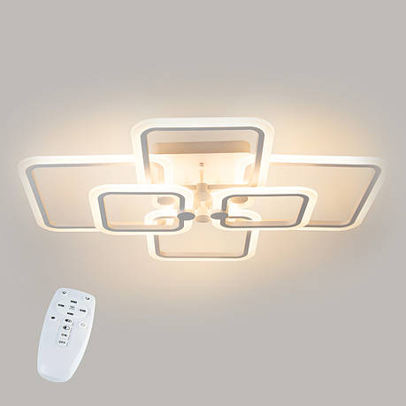 Стельова LED люстра, світлодіодний світильник Sunlight білий 5667/2+2+2, фото 1