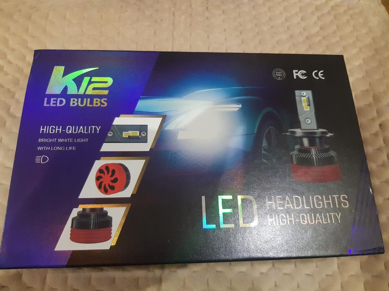 Світлодіодні лампи LED STELLAR K12 75W цоколь HB4 (9006) canbus