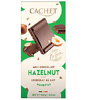 Шоколад Молочный CACHET КАШЕТ 31 % Какао с Фундуком Hazelnut 100 г Бельгия