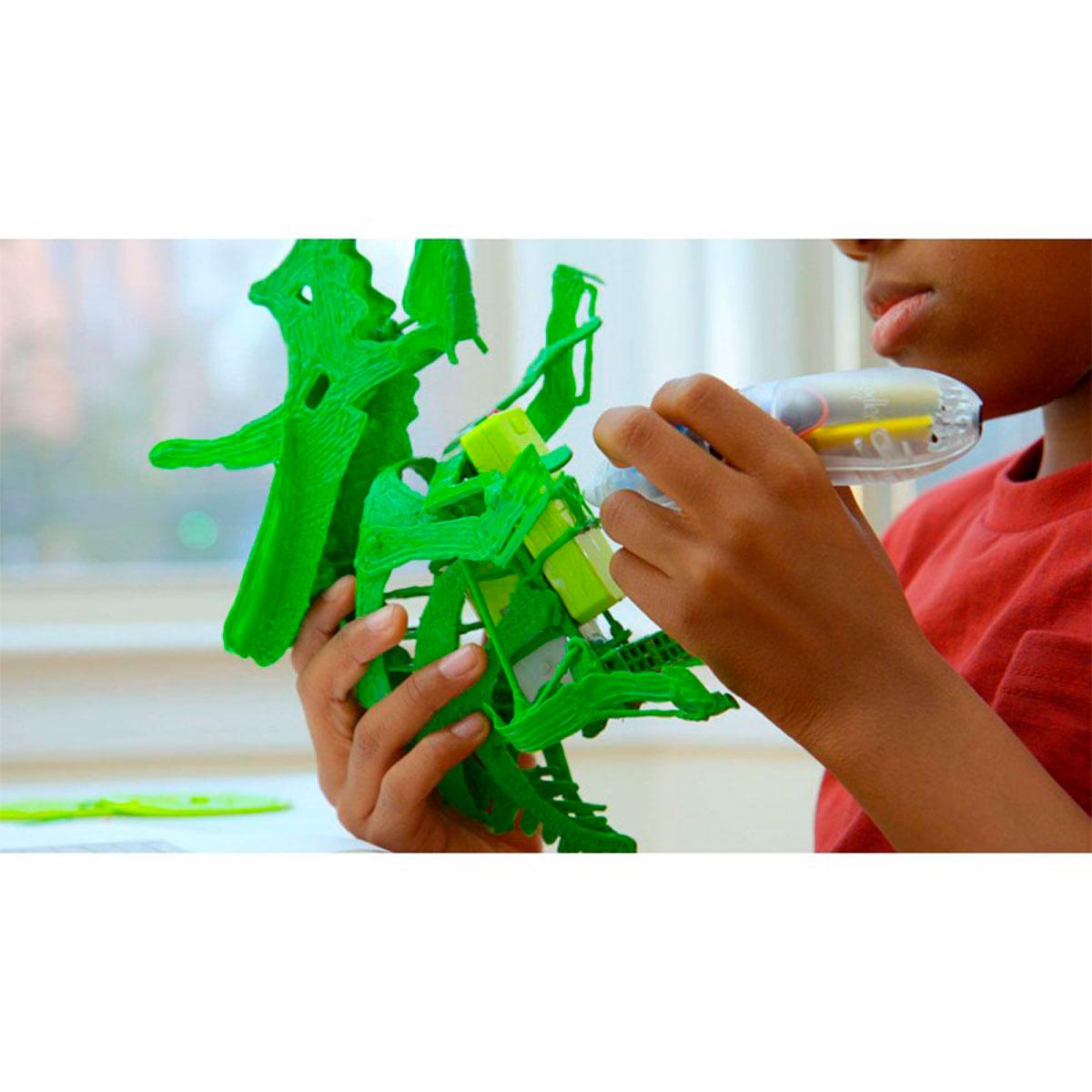 3D-ручка 3Doodler Start для детского творчества - РОБОТЕХНИКА (96 стержней, 2 шаблона, аксессуары) - фото 4 - id-p2029275792