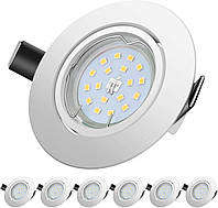 Светодиодный светильник Raelf, мощностью 5 Вт эквивалентный прожектору Downlight 60 Вт, 600 лм (комплект 6 шт)