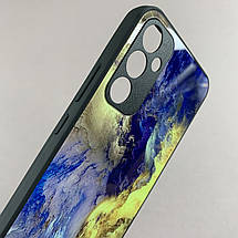 Чохол для Samsung Galaxy A34 5G (A346F) мармуровий чохол із захистом камери на телефон самсунг а34 5г чорний q7k, фото 4