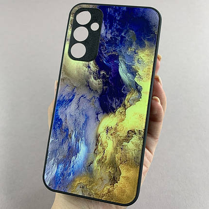 Чохол для Samsung Galaxy A34 5G (A346F) мармуровий чохол із захистом камери на телефон самсунг а34 5г чорний q7k, фото 1