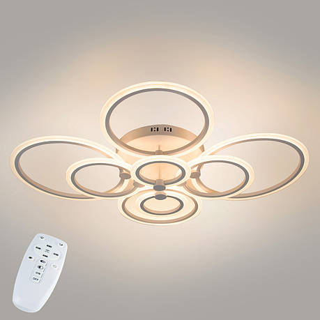 Стельова LED люстра, світлодіодний світильник Sunlight білий 5333/2+2+2+2, фото 1