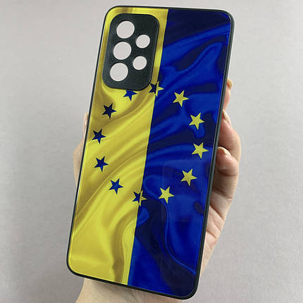 Чохол для Samsung Galaxy A52s чохол Україна ЄС із захистом камери на телефон самсунг а52с чорний q7k, фото 1