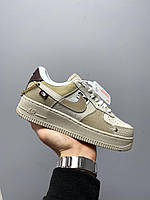 Кроссовки, кеды отличное качество Nike Air Force 1 Low Tan Bling Размер 37