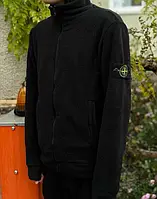 Подростковая детская флисовая кофта Stone Island зимняя мини куртка