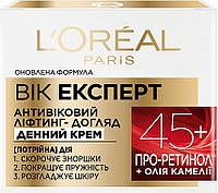 Дневной лифтинг-крем для лица "Возраст Эксперт 45+" L'Oreal 50 мл