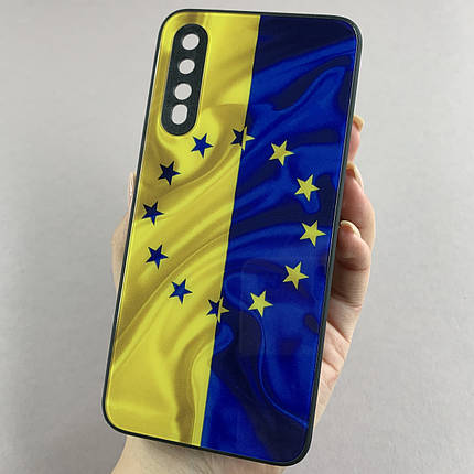 Чохол для Samsung Galaxy A30s чохол Україна ЄС із захистом камери на телефон самсунг а30с чорний q7k, фото 1