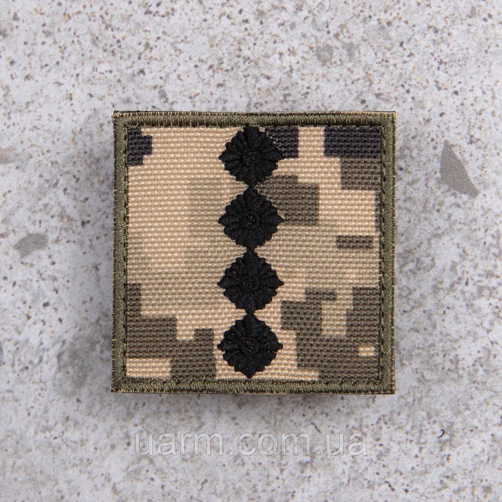 Погон НАТО капітан піксель 5.0 х 5.0, фото 1