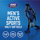 NOW Foods, Sports, Men's Active Sports Multi, 90 Softgels, фото 3