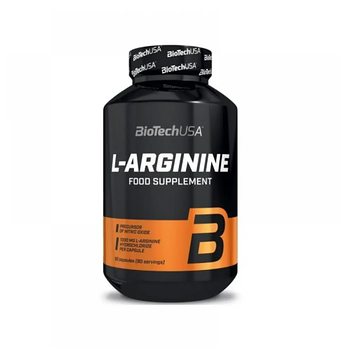 Biotech USA L-Arginine 90 капсул, L-аргінін гідрохлорид